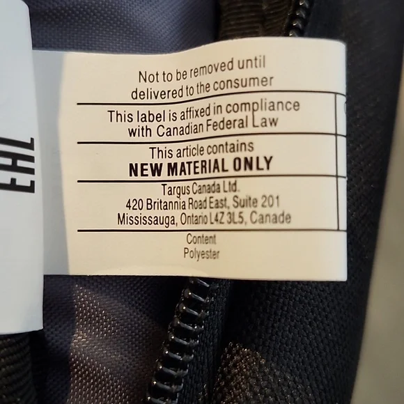 Tarsus 17" Classic Backpack with Padded Laptop Compartment NWT - Picture 10 of 12